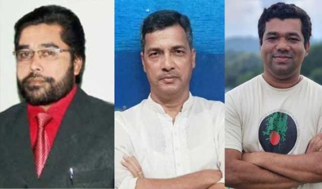 রাঙামাটি প্রেস ক্লাবের নেতৃত্বে আনোয়ার-ইলিয়াছ-শংকর