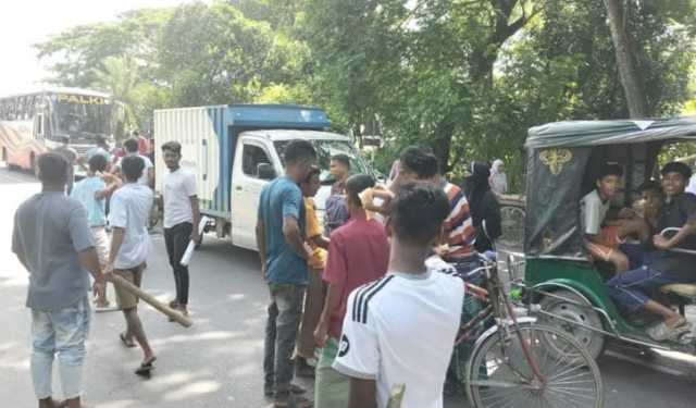 সংসদীয় আসন পুনর্নির্ধারণ: ভাঙ্গায় ৫ ঘণ্টা পর সড়কের যান চলাচল শুরু