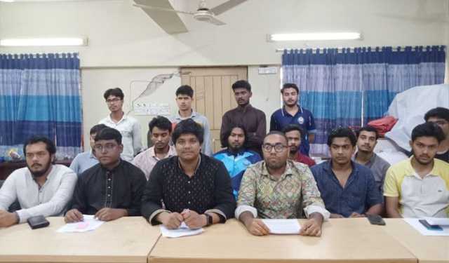 শাবিপ্রবিতে ‘অধিকার সচেতন’ শিক্ষার্থীদের সংবাদ সম্মেলন