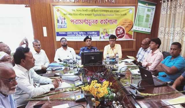 সাতক্ষীরায় ১৮ দিনে ৫ লাখের বেশি শিশু পাবে টাইফয়েড টিকা