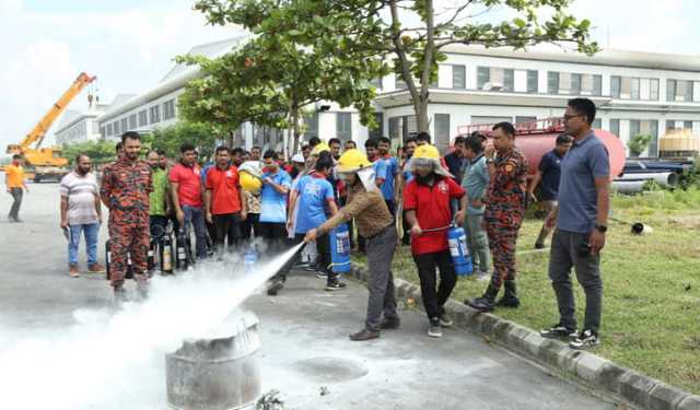 ওয়ালটন হেডকোয়ার্টার্সে ২ দিনব্যাপী অগ্নিনিরাপত্তা প্রশিক্ষণ 