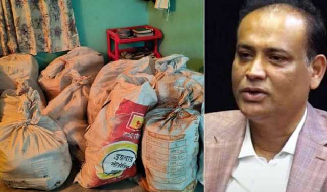 সাবেক ভূমিমন্ত্রীর স্ত্রীর ড্রাইভারের বাড়ি থেকে ২৩ বস্তা নথি জব্দ