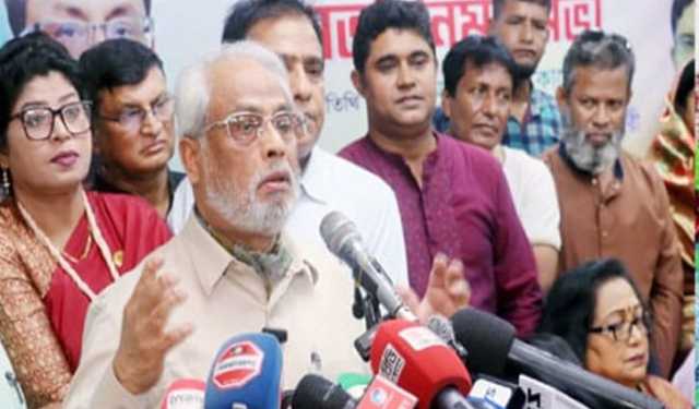 নির‌পেক্ষ সরকা‌রের অধী‌নে নির্বাচন দা‌বি জিএম কা‌দে‌রের