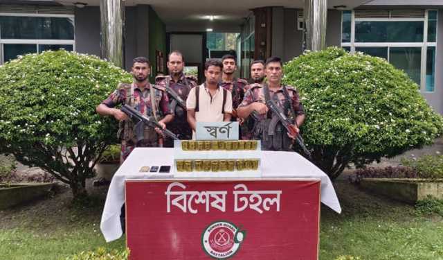 চুয়াডাঙ্গায় সাড়ে ৩ কোটি টাকার স্বর্ণসহ যুবক আটক  