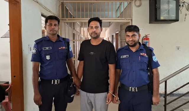 শরীয়তপুরে যুবলীগ নেতা লিটন গ্রেপ্তার