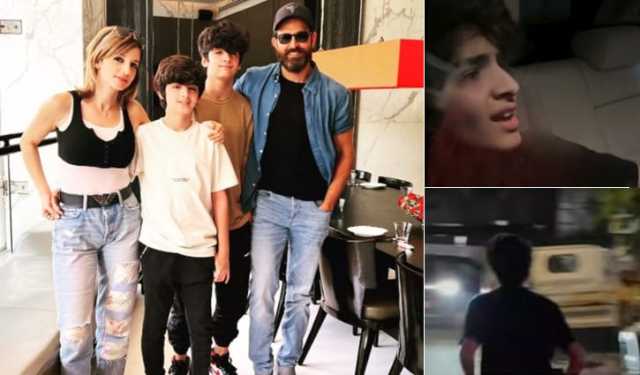 হৃতিকের ছেলেকে পাপারাজ্জিদের তাড়া, ভিডিও ভাইরাল