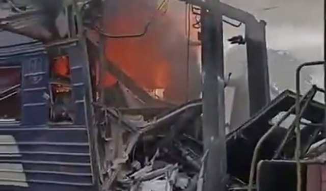 ইউক্রেনের ট্রেন স্টেশনে রাশিয়ার ড্রোন হামলা