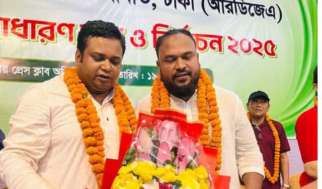 রংপুর বিভাগ সাংবাদিক সমিতির সভাপতি বাতেন বিপ্লব, সেক্রেটারি ইমন