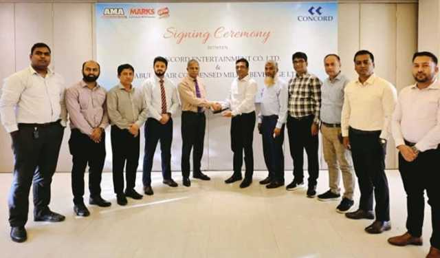 কনকর্ড এন্টারটেইন্টমেন্ট ও আবুল খায়ের কনডেন্স মিল্কের সমঝোতা চুক্