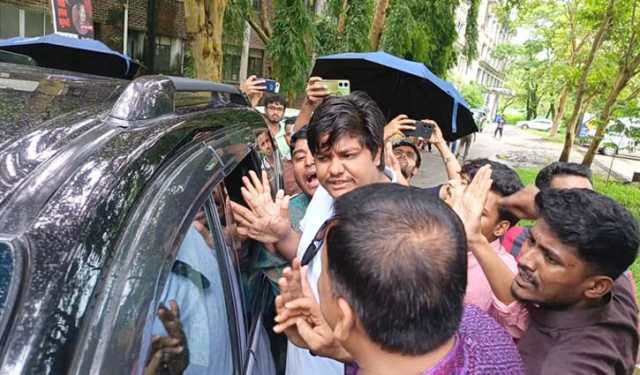 জুলাই গণঅভ্যুত্থাণের আলোচনা সভা শেষে ছাত্রদলের তোপের মুখে শাবিপ্রবি উপাচার্য