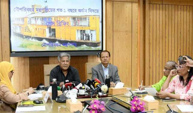 নৌ মন্ত্রণালয়ের প্রকল্প থেকে ২৪৮০ কোটি টাকা সাশ্রয়: উপদেষ্টা