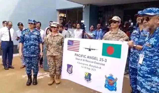 চট্টগ্রামে বাংলাদেশ-যুক্তরাষ্ট্র বিমান বাহিনীর যৌথ মহড়ায় ‘ইনক্যাপ সিরিমনি’
