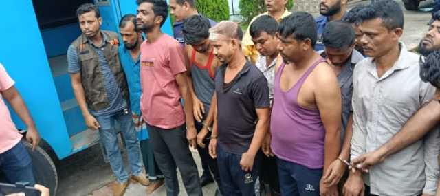কুমিল্লায় ডাকাত সর্দার দুলালসহ ১৩ সদস্য গ্রেপ্তার