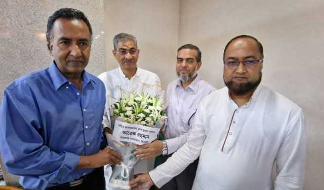 জামায়াত আমীরের স্বাস্থ্যের খোঁজ নি‌লেন তা‌রেক রহমান