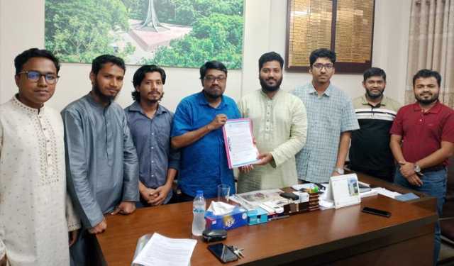 দ্রুত চাকসু নির্বাচনের দাবিতে ছাত্রশিবিরের স্মারকলিপি