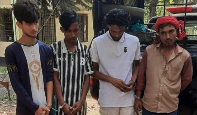 গাজীপুরে মাদক সেবনের দায়ে ৪ তরুণকে ৭ দিনের কারাদণ্ড