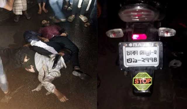 গাজীপুরে ট্রাকের ধাক্কায় মোটরসাইকেলের ২ আরোহী নিহত