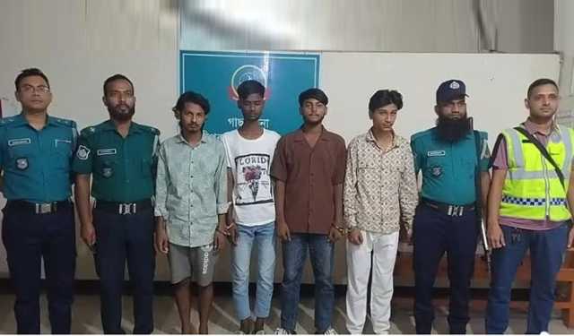 গাজীপুরে বাটা শোরুমসহ দোকান ভাঙচুরে গ্রেপ্তার ৪