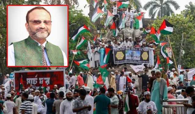 মার্চ ফর গাজা: মজলুমদের পাশে থাকার আহ্বান ঢাবি উপাচার্যের