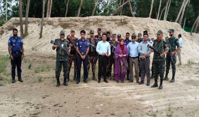 ফেনীতে ৩ কোটি ২০ লাখ টাকার বালু জব্দ