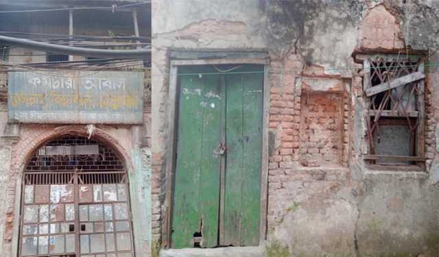 ঝুঁকিপূর্ণ বাণী ভবনে জীবন পার জবি কর্মচারীদের