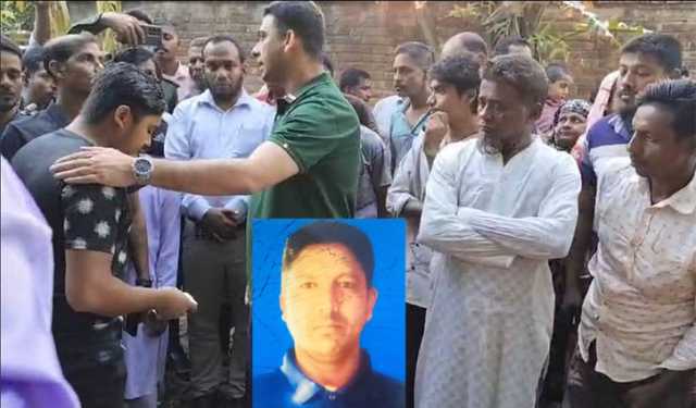 বৃষ্টির মধ্যে ক্ষেতের ধান জড়ো করতে গিয়ে বজ্রপাতে কৃষকের মৃত্যু