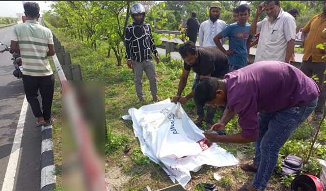 এক্সপ্রেসওয়েতে নিয়ন্ত্রণ হারিয়ে মোটরসাইকেল আরোহীর মৃত্যু