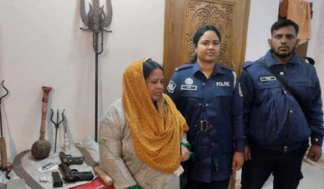 ময়মনসিংহে ভারতীয় এনআইডি-বিদেশি পিস্তলসহ নারী গ্রেপ্তার