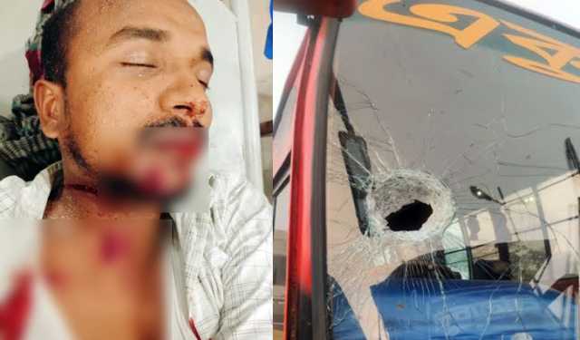 যাত্রীদের বাঁচাতে ভাঙা চোয়াল নিয়ে ৪০ কি.মি. বাস চালিয়ে থানায় চালক