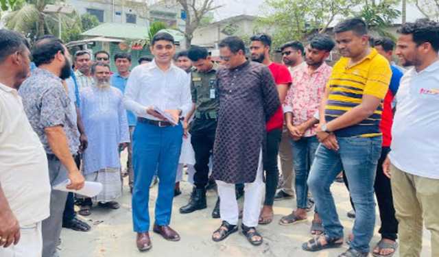 ‌‘জুলাই ২৪’ শহীদ সাদের নামে ধামরাইয়ে রাস্তার কাজ উদ্বোধন