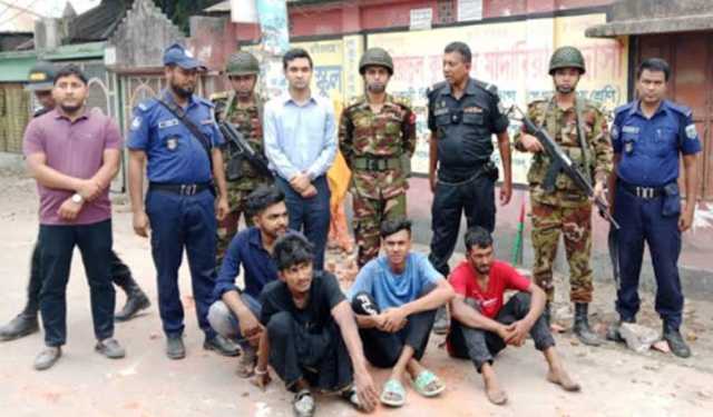 সিরাজগঞ্জে ২ পক্ষের সংঘর্ষের ঘটনায় আটক ৪