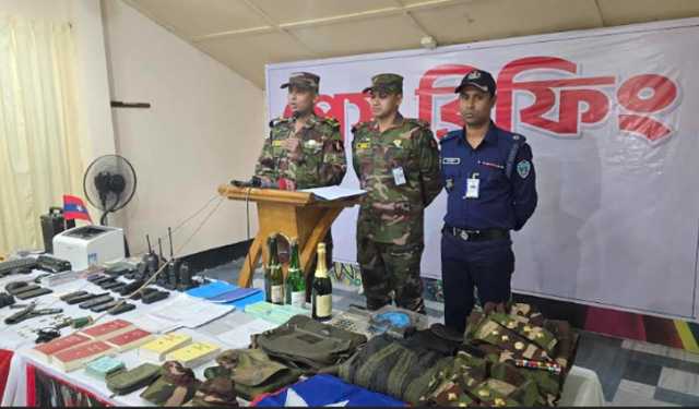 ইউপিডিএফ’র গোপন আস্তানায় মিলল গোলাবারুদ