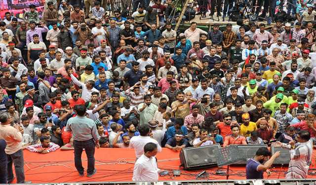 বিএনপির শ্রমিক সমাবেশ শুরু 