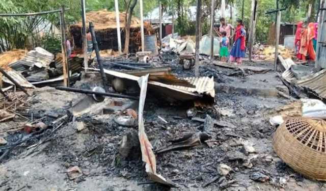 নাটোরে ভয়াবহ আগুন, দম্পতি দগ্ধ