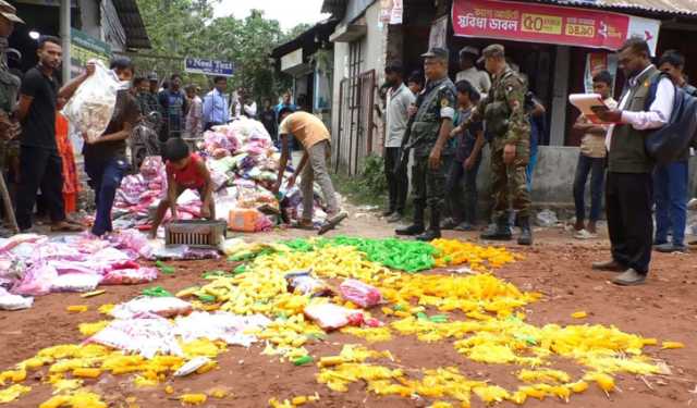 রং-কেমিক্যাল দিয়ে আইসক্রিম তৈরি, জরিমানা