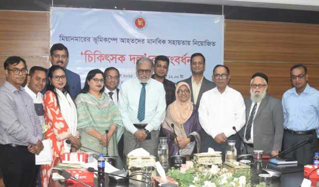 চিকিৎসাদলকে সংবর্ধনা