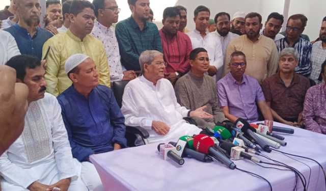 কখনো বলিনি, আগে নির্বাচন, পরে সংস্কার: মির্জা ফখরুল 