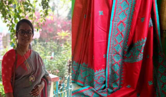 বৈশাখী পোশাকে প্রাধান্য পেয়েছে সূচিশিল্প
