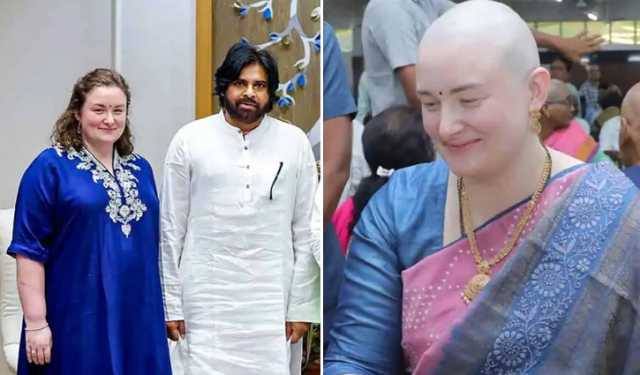 পবন কল্যাণের স্ত্রী কেন ন্যাড়া হলেন?