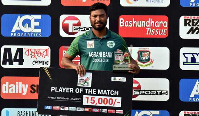 ইমরানউজ্জামাানের সেঞ্চুরিতে অগ্রণীর বড় জয়