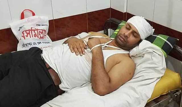 রাইজিংবিডির ব্রাহ্মণবাড়িয়া প্রতিনিধি মাইনুদ্দিন রুবেলের ওপর হামলা