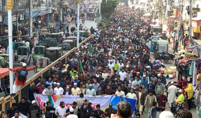 রাজশাহীতে ছাত্রশিবিরের গণমিছিল