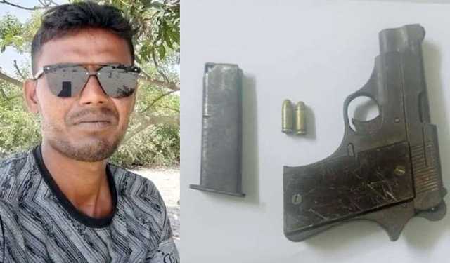 চাঁদাবাজির সময় পিস্তলসহ কালা মালিক গ্রেপ্তার
