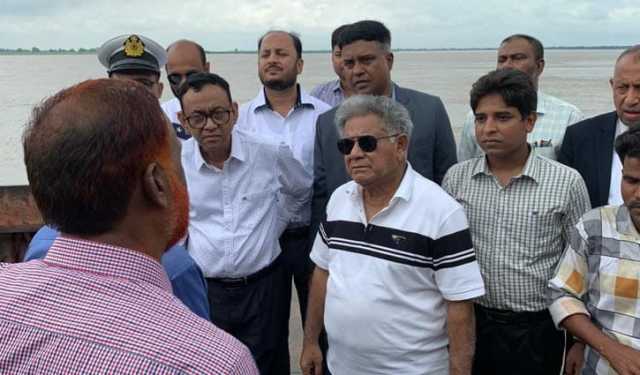 সুলতানগঞ্জ নদীবন্দর পরিদর্শন করলেন নৌপরিবহন উপদেষ্টা