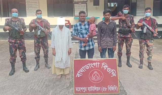 ছয় বাংলাদেশিকে ফেরত দিল বিএসএফ
