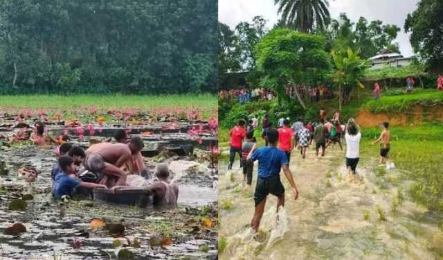কাপাসিয়ার শাপলা বিলে নৌকা ডুবে দুজনের মৃত্যু