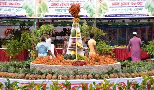 রাজশাহীতে ১৫০ রকমের ফলের পসরা