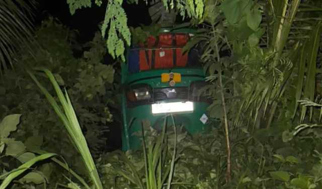 কুমারখালীতে শিয়ালের সঙ্গে সিএনজির সংঘর্ষে স্ত্রীর মৃত্যু, স্বামী আহত