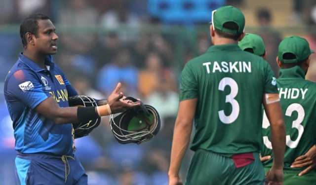 টাইমড আউট নিয়ে ম্যাথুজ, ‘আমাকে টার্গেট করা হয়েছিল’