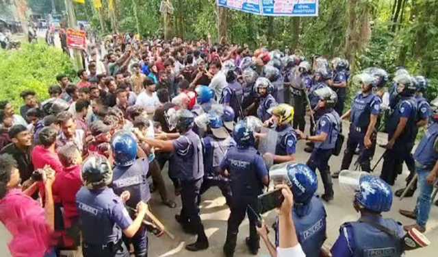 জুলাই আয়োজনে উপেক্ষিত প্রথম পুলিশি হামলার শিকার কুবি